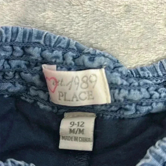 The Children's Place  - denim skirt. Size 9-12 months - Picture 2 of 3